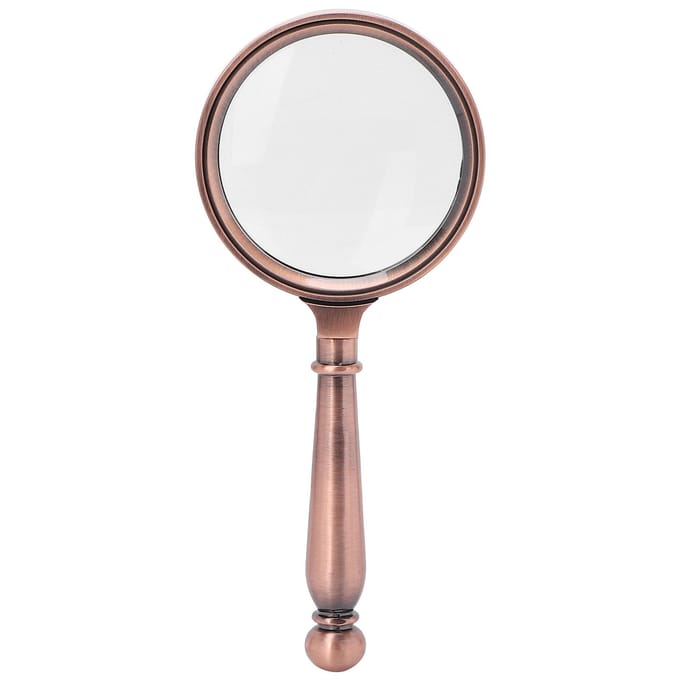 5X Professionele Vergrootglas Zinklegering Frame Vergrootglas Handheld Leesloep