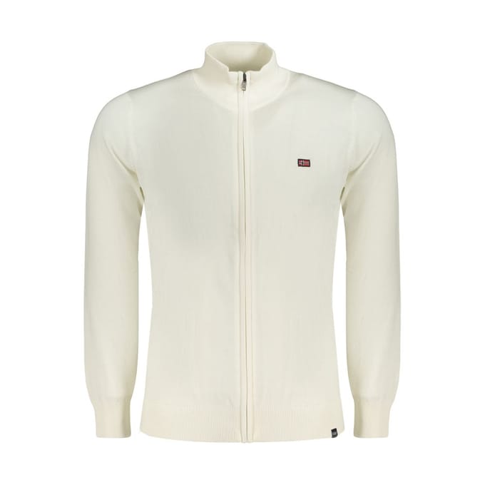 Noorwegen 1963 Witte Katoenen Herenpull