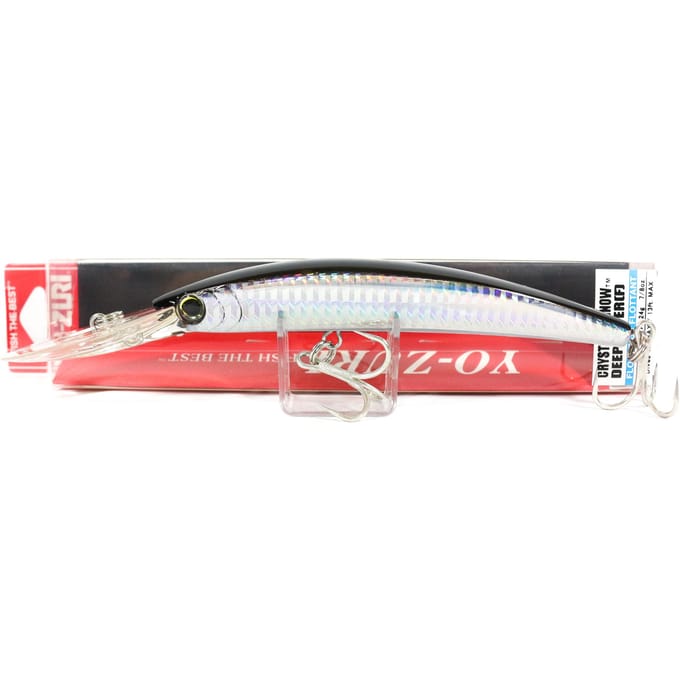 Yo Zuri Crystal Minnow DD 130 mm Drijvend Aas R1136-C4 (2424) gray