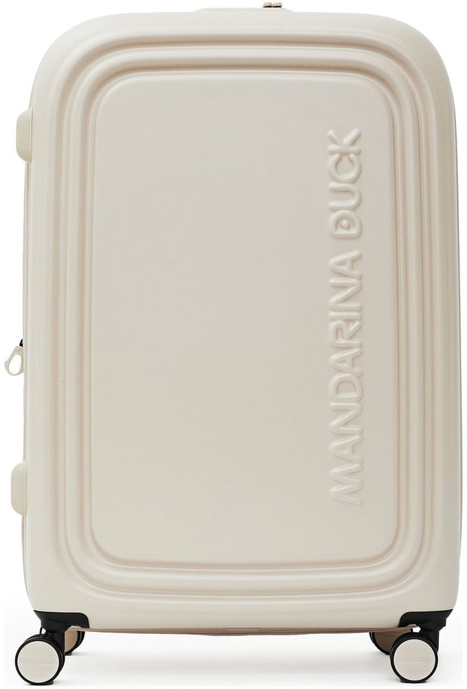 MANDARINA DUCK trolley Logoduck + Trolley White Mocha beige 75cm