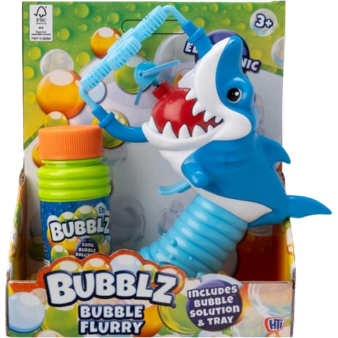 Bubblz Shark Flurry Bellenblaasvloeistof – Assorti