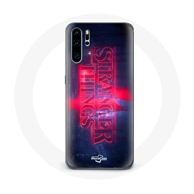Case voor Huawei P30 Pro Stranger Things Logo Transparant Seizoen 4 Trailer 2022