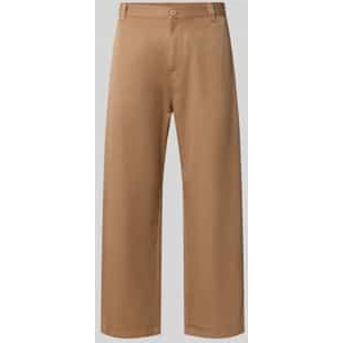 relaxed fit stoffen broek met wol model 'Brady'