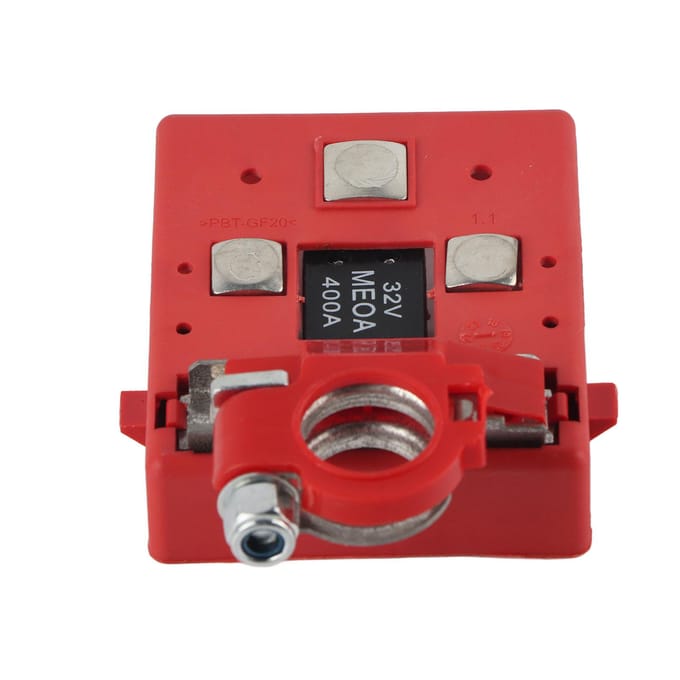 Accu Distributieklem Gezekerde Aansluitpost 32V 400A Accessoire voor Auto Caravan red