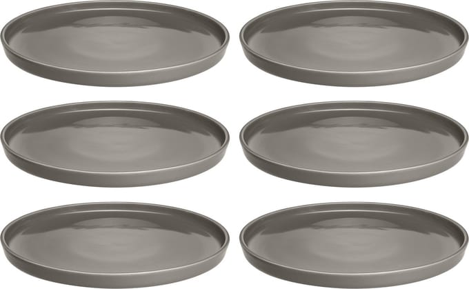 Leonardo Roma bord 22cm taupe - set/6