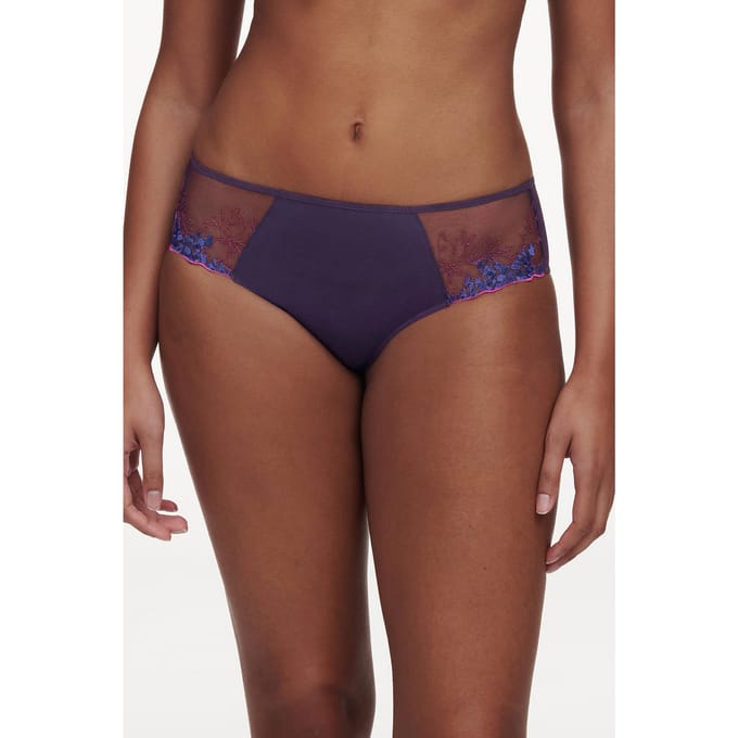 Chantelle Co Bo. Shorty Revealing Std W. Midnight Blue Multico Größe: 42 | Unterhosen Outlet | Damen | Blau