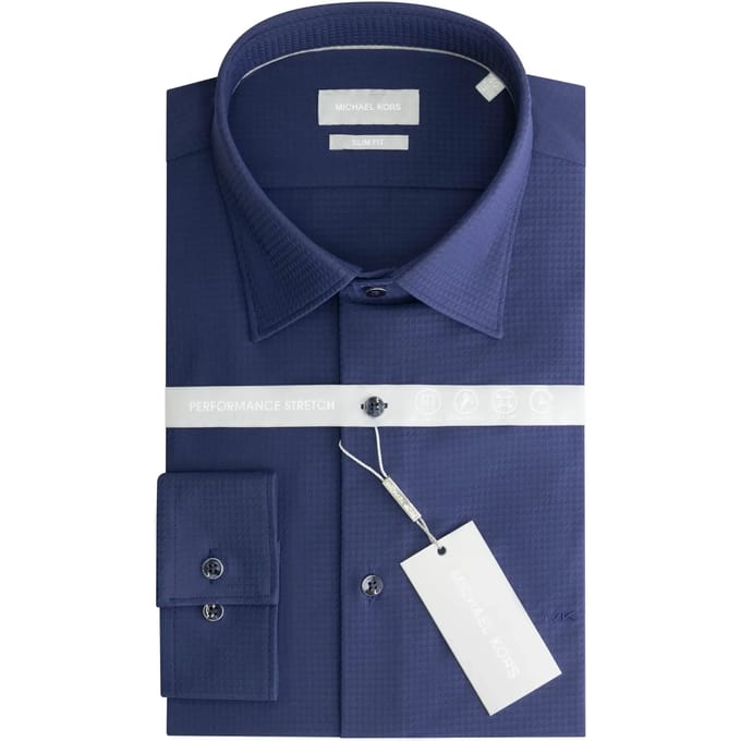 Slim fit overhemd Michael Kors Performance Dobby