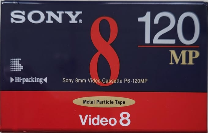 Sony 8mm video cassette P6 - 120 MP voor videocamera