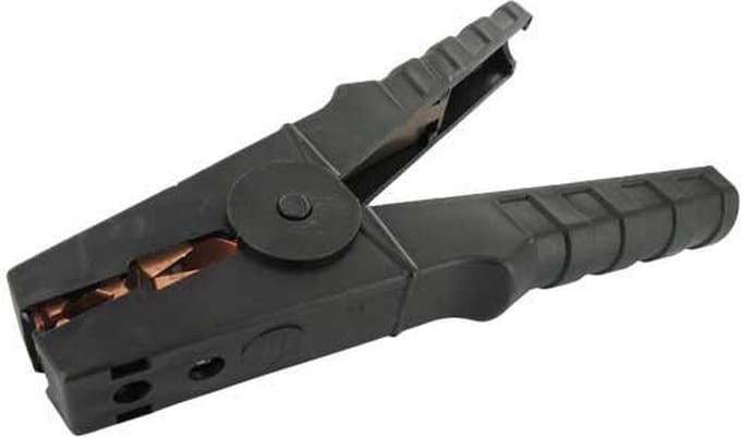 Acculaadtang 500 amp?re zwart ge?soleerd
