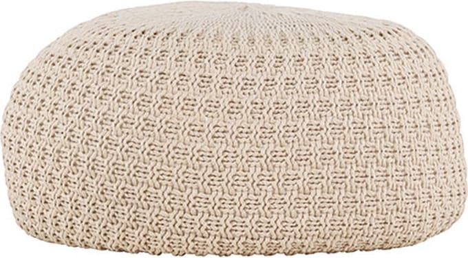 Sam poef beige.