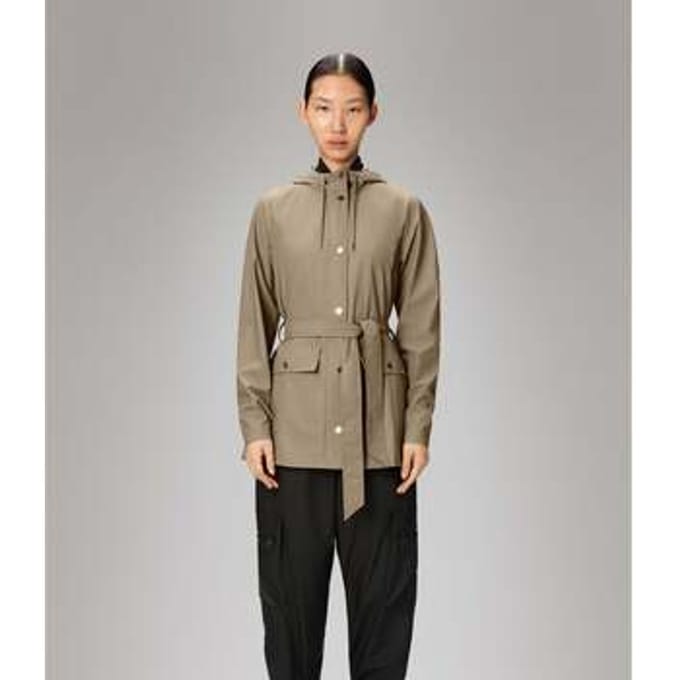 Mantel Rains Curve Jacket Beige