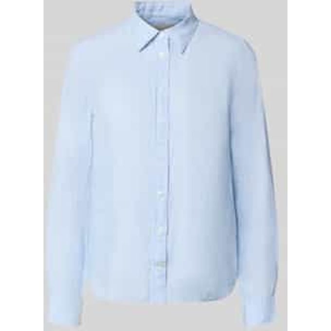 blouse met zijdege en overhemdkraag