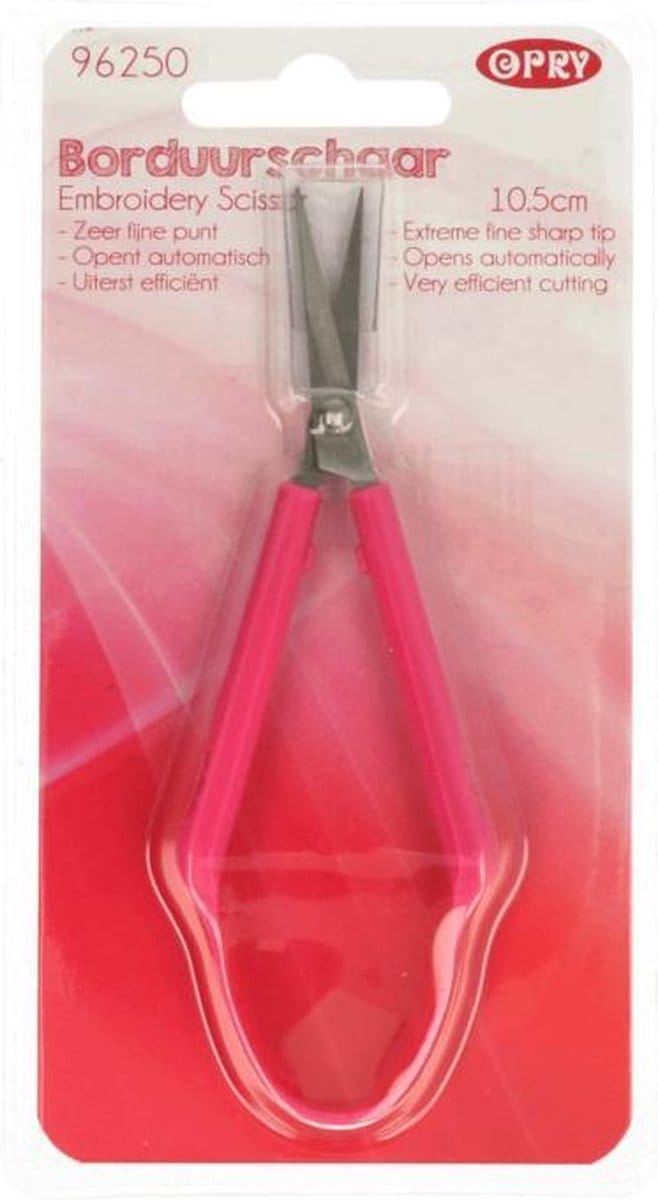 Opry borduurschaar 10,5 cm roze