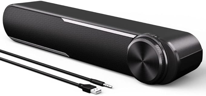 DailySupplies® Soundbar PC - Speaker Computer - Plug & Play - 10W