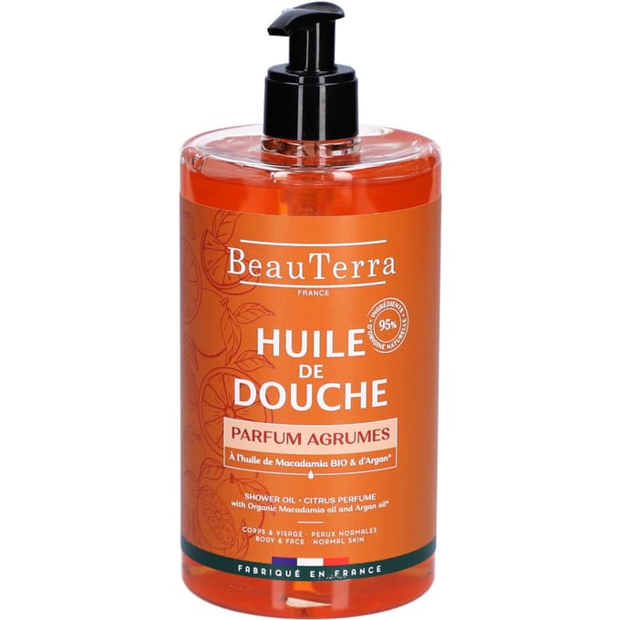 BeauTerra Douche Olie - Citrusvruchten 750 Badolie