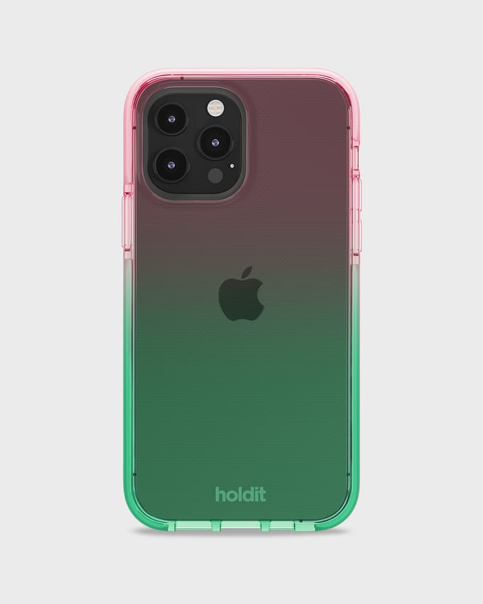 Phone case Seethru Gradient Grass Green/Bright Pink iPhone 13 Pro