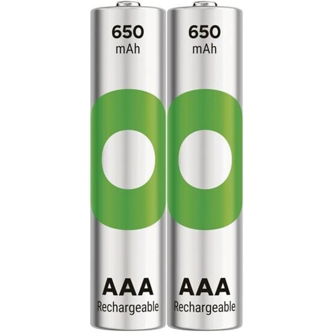 ReCyko, NiMH-accu, AAA (micro), 650 mAh, verpakking van 2 stuks