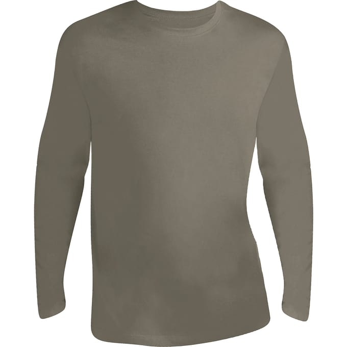 SOLS Heren Monarch T-Shirt met lange mouwen (Khaki)