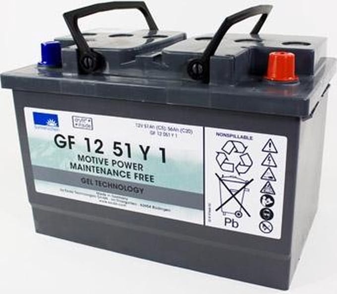 Sonnenschein 56ah gel accu
