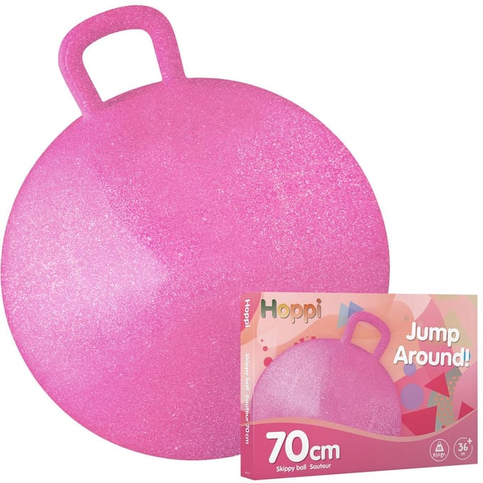 Skippybal pink glitter 70 cm
