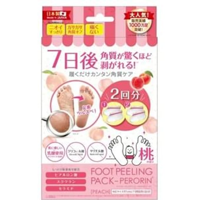 Sosu - Perorin Foot Peeling Pack Peach 27cm 2 pairs