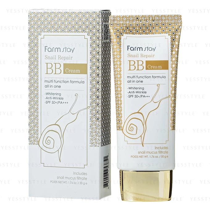 Farm Stay Snail Repair BB Cream 50g + RANDOM GIFT beige