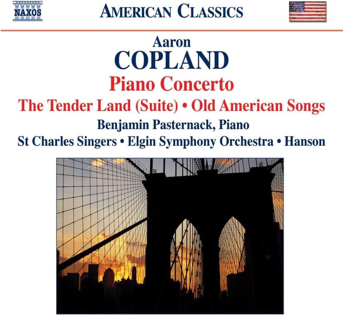 Benjamin Pasternack, Elgin Symphony Orchestra - Copland & Fine: Piano Concerto (CD)