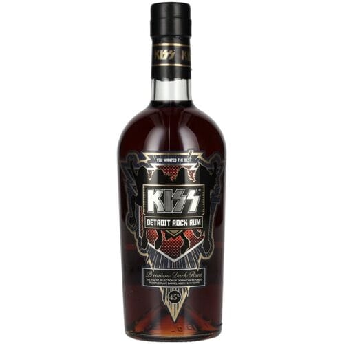 Kiss Detroit Rock Premium Dark Rum 45% Vol. 0,7l