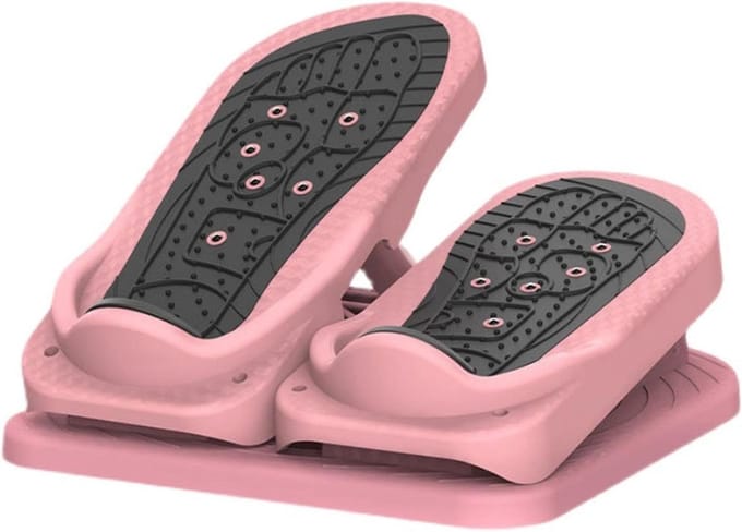 Mini Stepper - Pedaaltrainer - Zittend Trainen - Magnetisch Massageontwerp - 33x29x20 cm - Roze