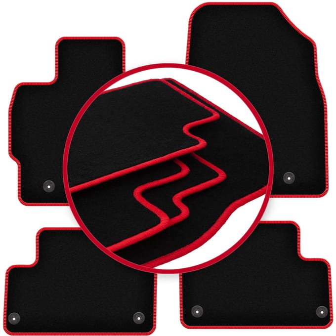 CARLUX-RED automatten voor: Mazda CX-7 SUV (2006-2009)