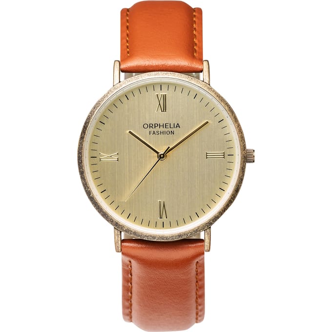 Orphelia Alium OF761803 Horloge - Leer - Bruin - Ø 41 mm