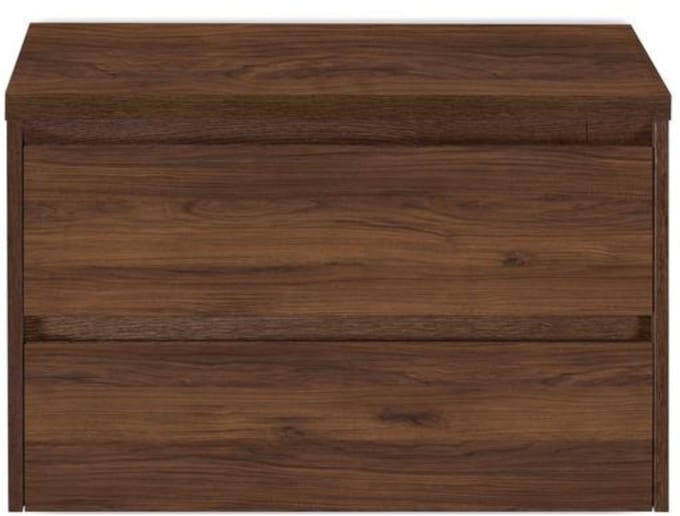 Dante Badmeubelset 80 cm - Walnoot - Wastafelbovenblad