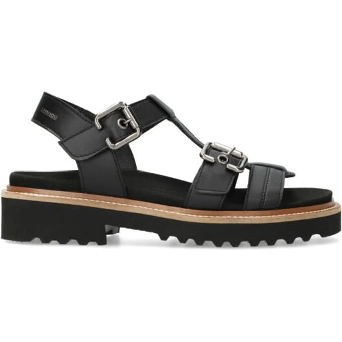 Mephisto Valny - dames sandaal - Zwart - maat 35 (EU) 2.5 (UK)