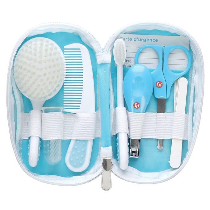 Fisher-Price, Kit de toilettage, nouveau-né, kit de 12 pièces blue