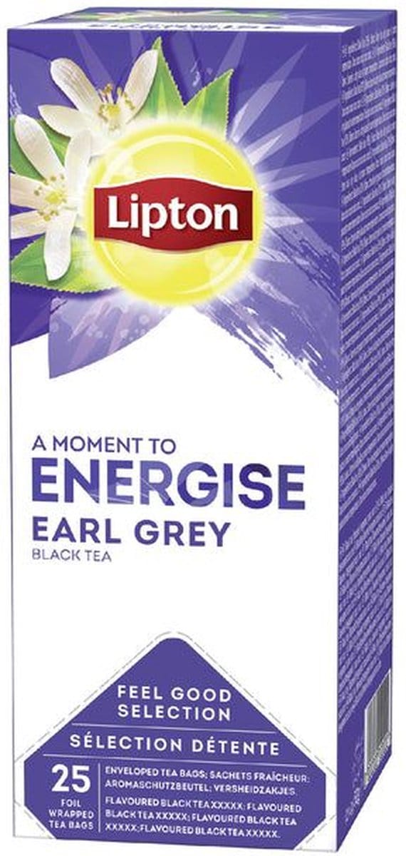 Thee Lipton Energise earl grey 25x1.5gr