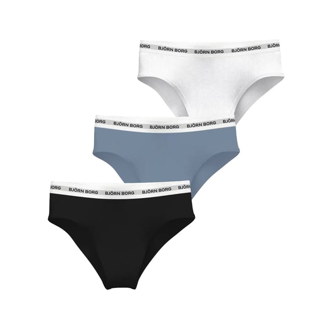 Damesslip met hoge taille Björn Borg Logo Brief (x3)