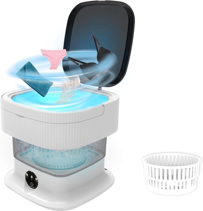 Mini Wasmachine - Voor Kleine Wasgoed - Meerdere Programma's -