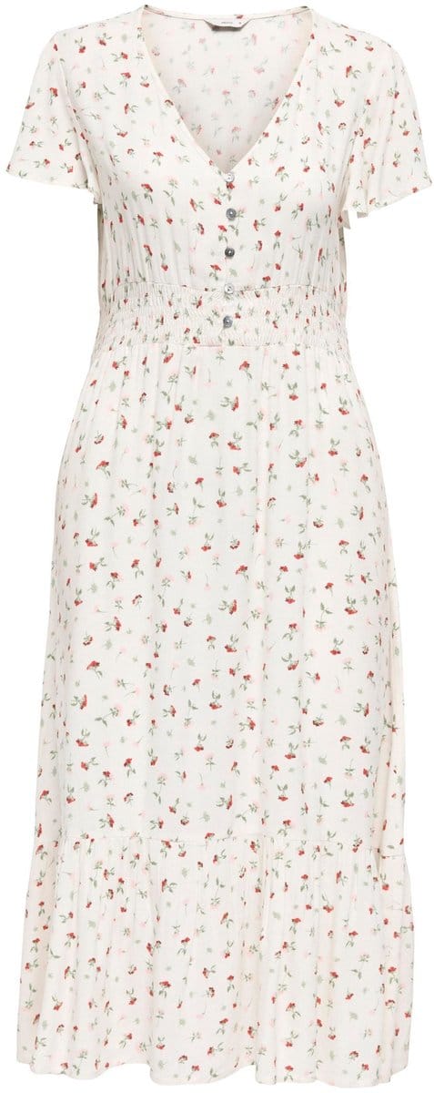 ONLY - ONLMARIANNE LIFE S/S MIDI DRESS WVN - Dames - Maxi jurken