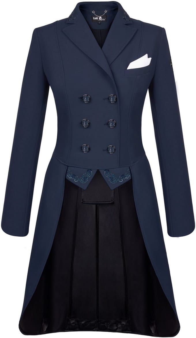 Fair Play Dorothee Chic Slipjas Navy - Maat 36
