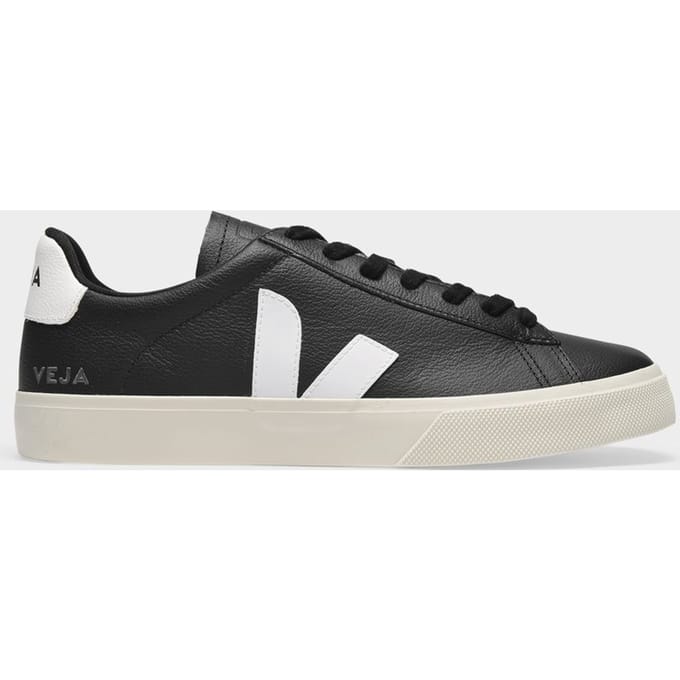 Campo sneakers in zwart en wit chroomvrij leer