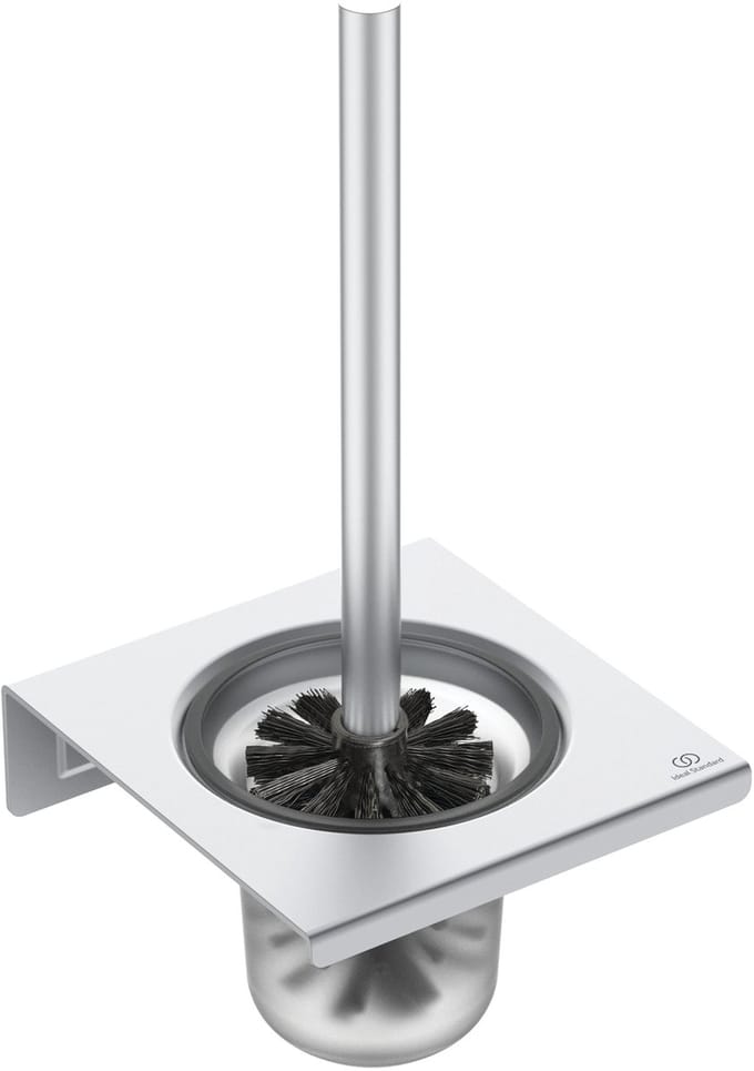 Ideal Standard IS WC-Borstelgarnituur Alu+ - Silver, BD593SI