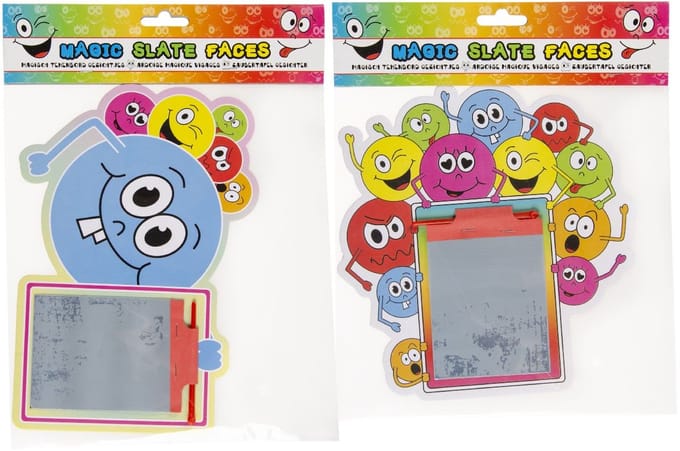 LG-Imports Mini Magnetic Drawing Board Smile Face (Assorted)