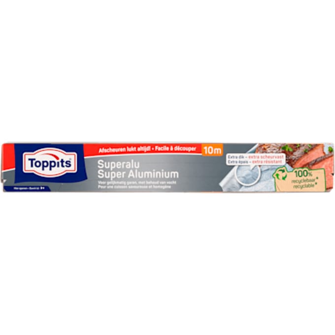 Toppits Super aluminiumfolie 10 m - 1036816