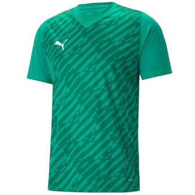 Puma Team Ultimate Shirt Korte Mouw Heren - Pepper Green | Maat: M