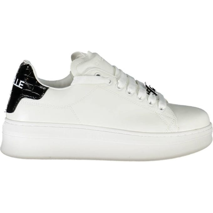 Gaelle Paris Witte Polyurethaan Dames Sneakers