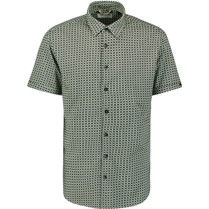 No Excess Shirt short sleeve jersey allover p dark moss