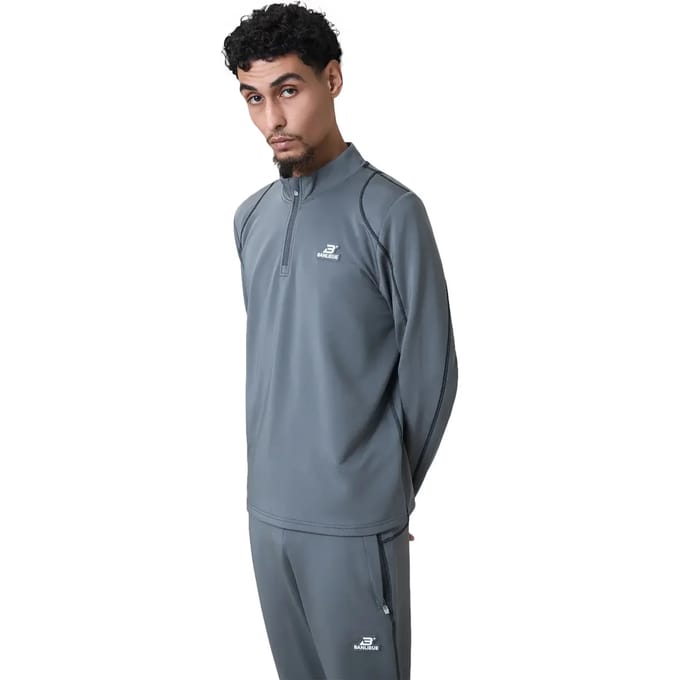 1/2 rits trainingsjack Banlieue Contrast Stitch