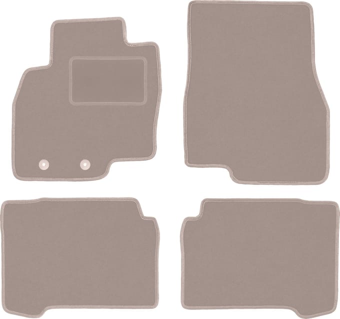 Beige veloursmatten voor: Mitsubishi Grandis minivan (2004-2010)