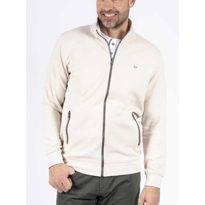 Pre End - Sweatvest - Heren - XL - Gebroken wit - Katoen - 6000075