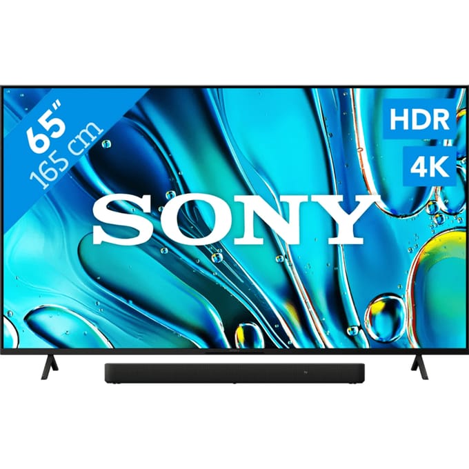 Sony Bravia 3 65" 4K Led (2025) + Sony HT-S2000 Zwart